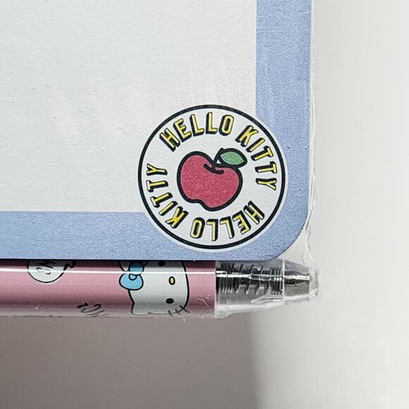 Hello Kitty Desk Note Pad w/ Tear Off Sheets, Gel Pen | Science Theme | NEW - Picture 4 of 8